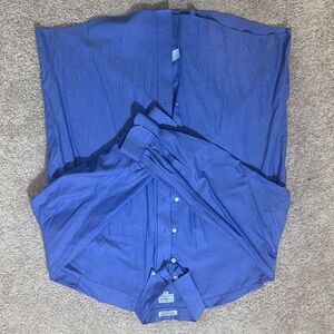 L.L.Bean Men's Comfort Stretch Blue XL Oxford Shirt